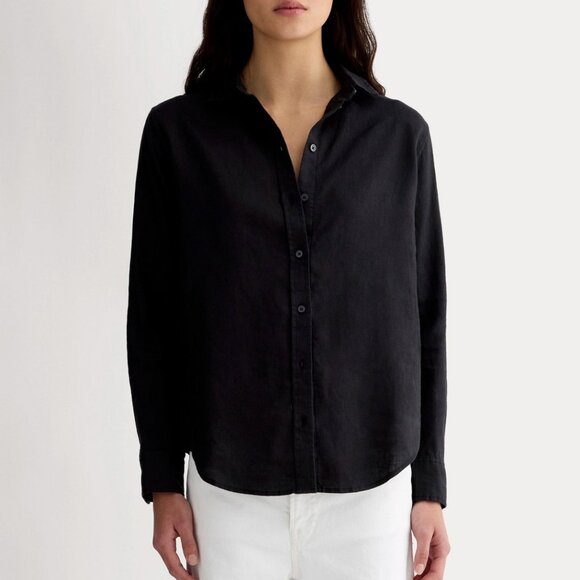 'The Must-Have Shirt' in Linen from Everlane - Black - Picture 2 of 9